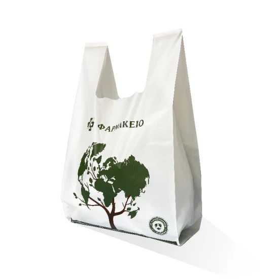 Eco Friendly 100 % plastique biodégradable Shopping Sacs postaux compostables pour déchets d'amidon de maïs avec EN13432/ASTM-D6400 Standard Pbat/PLA TUV Ok