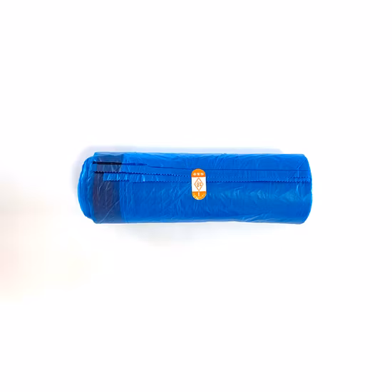 Cordon de serrage en rouleau surdimensionné HDPE/LDPE/sac poubelle en plastique jetable biodégradable avec motif