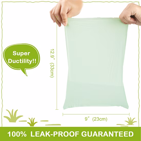 PLA+Pbat/Amidon de maïs Biodégradable et compostable Shopping/Déchets/Envoi postal/Poly Mailer/Zip-Lock/T-shirt/Chien Pet Merde/Tissu/Flat Hand Plastic Bags Factory